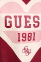 Guess tricou din bumbac MONICA V5RI01.I3Z14 burgundia