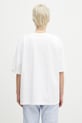Îmbrăcăminte Fiorucci tricou din bumbac Curly Lollipop Logo Boxy Fit T-Shirt U02SPTSH103CJ01WH10 alb