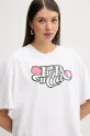 Pamučna majica Fiorucci Curly Lollipop Logo Boxy Fit T-Shirt bijela U02SPTSH103CJ01WH10