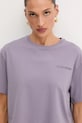 PLEIN SPORT t-shirt fioletowy SAEC.WTK3560.STE001N