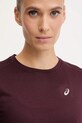 Asics t-shirt do biegania Core bordowy 2012D170