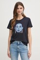 Guess t-shirt regular granatowy W5RI24.K9SN1