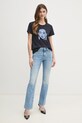 Guess t-shirt W5RI24.K9SN1 granatowy SS25