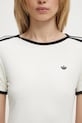 Majica kratkih rukava adidas Originals 3-Stripes Cali Tee bijela JD5467