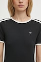 adidas Originals t-shirt 3-Stripes Cali Tee black JD5468