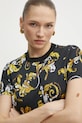 Футболка Versace Jeans Couture чорний 78HAH613.JS458