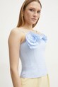 Marella camicetta in cotone ELLENO blu 2513161031