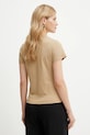 Oblačila Bombažna kratka majica Marella LANGUE 2513971025 bež