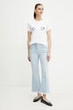 Marella tricou din bumbac CAUCASO 2513971054 alb SS25