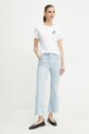 Marella tricou din bumbac CAUCASO 2513971054 alb SS25