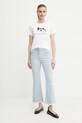 Marella tricou din bumbac CAUCASO 2513971054 alb SS25