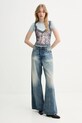 Diesel tricou T-ILENI TANK TOP A16603.0CLBP albastru SS25