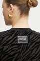 Tričko Versace Jeans Couture 78HAH602.J0191 čierna