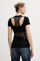 Îmbrăcăminte Versace Jeans Couture tricou 78HAH606.J0035 negru