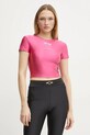 Футболка Versace Jeans Couture slim рожевий 78HAH6A2.J0223