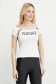 Versace Jeans Couture tricou print alb 78HAH6A8.J0020