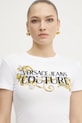 Versace Jeans Couture tricou alb 78HAHC05.CJ02C