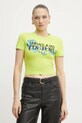Футболка Versace Jeans Couture regular зелёный 78HAHC05.CJ02C