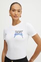 Футболка Versace Jeans Couture белый 78HAHC07.CJ02C
