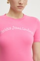 Футболка Versace Jeans Couture 78HAHC08.CJ02C рожевий
