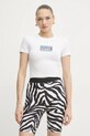 Футболка Versace Jeans Couture regular белый 78HAHC09.CJ02C