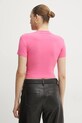 Одежда Футболка Versace Jeans Couture 78HAHC09.CJ02C розовый