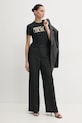 Versace Jeans Couture tricou 78HAHE00.CJ02E negru SS25