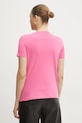 Oblečenie Bavlnené tričko Versace Jeans Couture 78HAHE02.CJ00E ružová