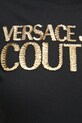 Бавовняна футболка Versace Jeans Couture 78HAHE02.CJ00E чорний