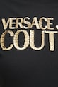 Бавовняна футболка Versace Jeans Couture 78HAHE02.CJ00E чорний