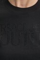 Бавовняна футболка Versace Jeans Couture 78HAHS04.CJ00S чорний
