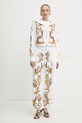 Бавовняна футболка Versace Jeans Couture 78HAHT01.CJ00T білий SS25
