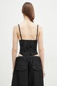 Clothing VETEMENTS top Corset Top WA66TO200B black