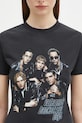 Majica kratkih rukava VETEMENTS Backstreetboys Fitted Hourglass crna WA66TR600B