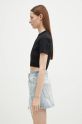 VETEMENTS t-shirt I'M Perfect You Adjust Cropped Fitted WA66TR740B czarny SS25