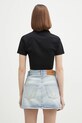 Clothing VETEMENTS t-shirt I'M Perfect You Adjust Cropped Fitted WA66TR740B black