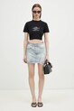 VETEMENTS t-shirt I'M Perfect You Adjust Cropped Fitted WA66TR740B black