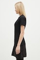 Μπλουζάκι VETEMENTS Embroidered Logo Fitted Hourglass WA66TR630B μαύρο SS25