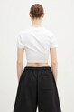 Одежда Хлопковая футболка VETEMENTS U Might Know Me Cropped Fitted WA66TR750W белый