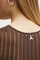 Блуза Patrizia Pepe 2K0309.K254 кафяв