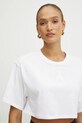 Patrizia Pepe tricou din bumbac alb 2M4437.J290