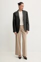 Patrizia Pepe top di lino 2M4458.J291 beige SS25