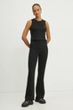 Льняной топ Patrizia Pepe 2M4458.J291 чёрный SS25