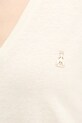 Patrizia Pepe t-shirt lniany 2M4459.J291 beżowy