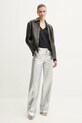 Льняна футболка Patrizia Pepe 2M4459.J291 чорний SS25