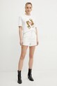 Patrizia Pepe t-shirt bawełniany 2M4464.J297 biały SS25