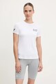 EA7 Emporio Armani t-shirt treningowy z elastanem biały TJEMZ.8NTT70