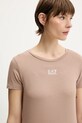 Tričko EA7 Emporio Armani hnědá AF12115.7W000072