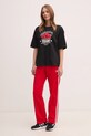 Футболка adidas Originals FLOWER TEE JN6689 чорний SS25