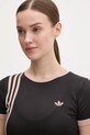 Одяг Футболка adidas Originals KNITTED 3S TEE JJ0960 чорний